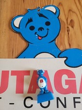 FIGURINE PUBLICITAIRE OURS BLEU PLASTIQUE BUTAGAZ TAILLE CRAYON