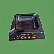 Superbe cendrier champagne de castellane en céramique