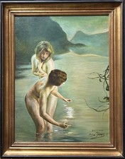 Nude Women Scene Bathing 