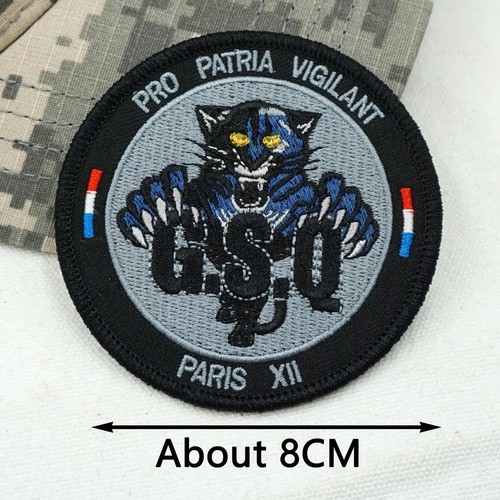 écusson patch brodé q - brodé, g.s.q