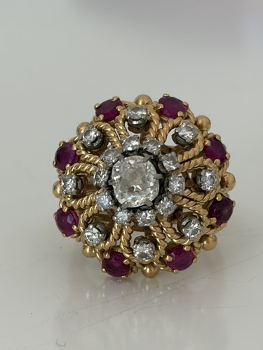 7978 bague dôme - 7978-, vintage