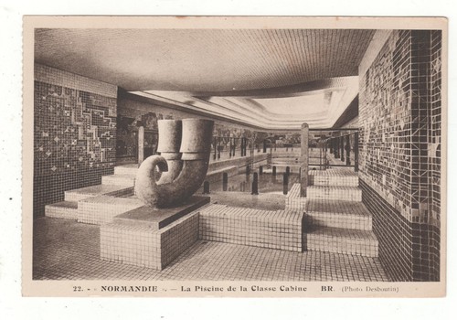 Cpa paquebot normandie - cpa,