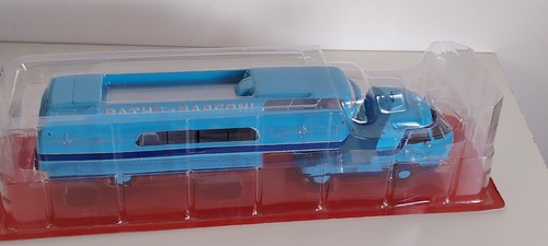 Camion miniature bleu pathé - camion,