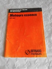 ancien catalogue pièces détachées moteur stationnaire Bernard Moteurs modèles 617-627 essence