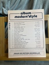 Album Modern' style recueil accordéon partition éditions Universelles