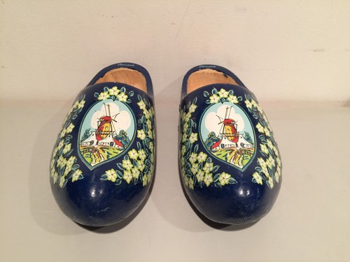Vintage wooden shoes clogs - vz,