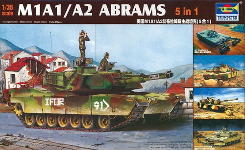 Trumpeter m1a1 abrams en - trumpeter,