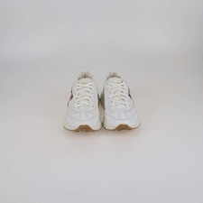 Gucci White Worldwide Print Rython Low Top Sneakers