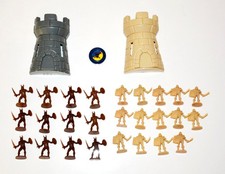 RARE ! Jeu - Donjons et Catapultes - lot figurines tours - no motu MB - Gayplay