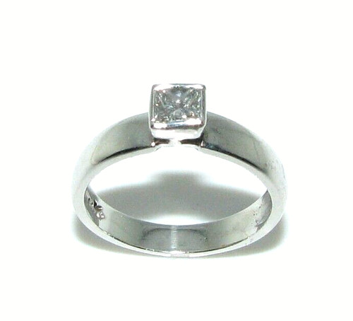 Bague solitaire diamant en - bague,