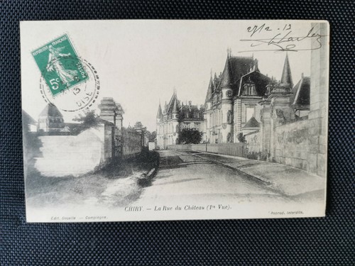 Cpa chiry la rue - chiry,