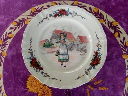 Plat rond - plat,