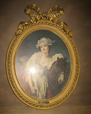 Grand Cadre ancien Bois Stuc