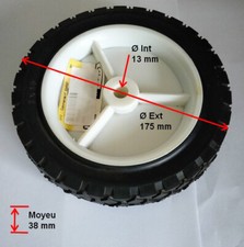 07522 Roue tondeuse Ø 175 mm