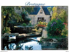 Carte postale moulin - -, eau