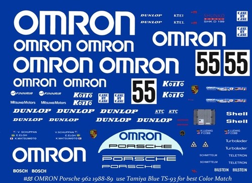 Omron porsche 1988 - #55,