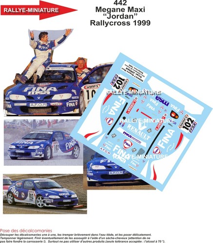 Decals ref 0442 renault - decals,