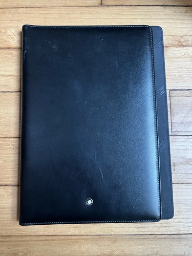 Bloc note cuir mont blanc - note,