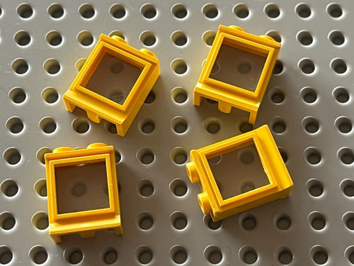Yellow window lego vintage - yellow,