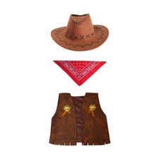 Kids Western Cowboy Costume Set Cowgirl Costume pour une déguise