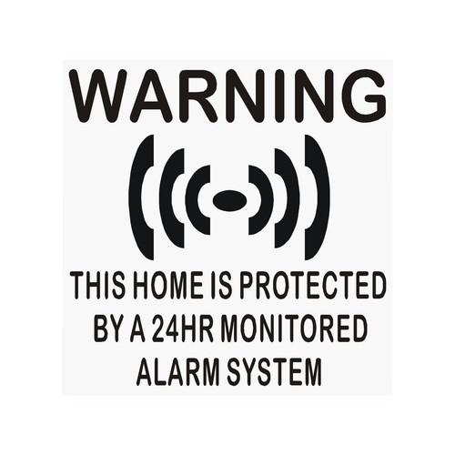 Home protected 24hr alarm - home,
