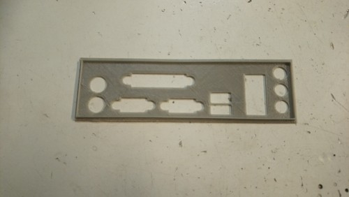 Shield plaque arriere en - i/o,