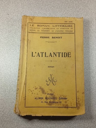 Atlantide pierre benoît - pierre, |