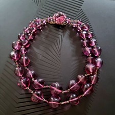 Collier Vintage GERARD DAREL model Jackie Kennedy costume jewelry necklace