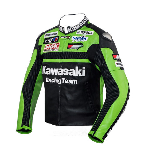 Veste cuir pour moto - en,