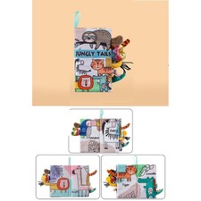 Lot De 2 Livres En Tissu Pour Bébé Jouet Éducatif Doux Pour La Maison