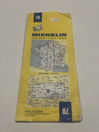 Michelin carte routière 70 - michelin,