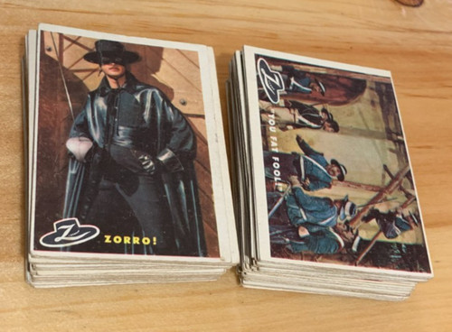 Rare 1958 topps disney zorro - topps,