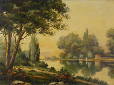 Ecole francaise ancienne huile