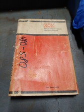 CASE 480CK-580CK TRACTORS OPERATIONS MANUAL Rac Form 9-1875