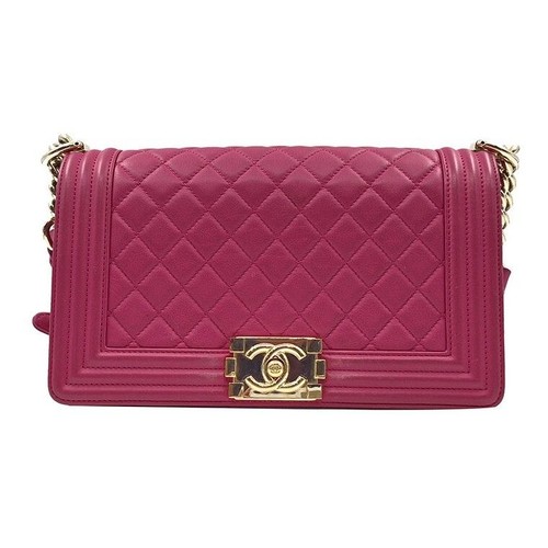 Chanel sac boy medium - chanel, cuir