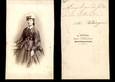 Höffert, Dresden, Angélique de Judha Vintage albumen print CDV.