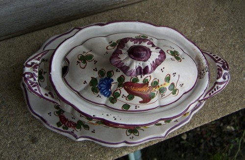 Soupière barbotine petit - soupière,