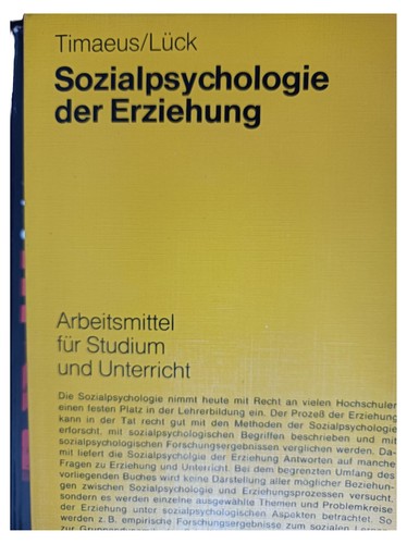 Timaeus lück psychologie - timaeus/lück,