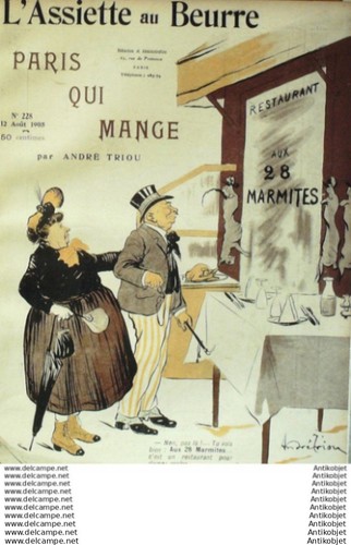 Assiette beurre 1905 - beurre, #