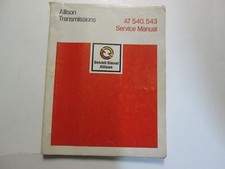 Detroit Diesel Allison Transmissions En 540 543 Service Manuel Sa 1241G Used OEM