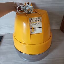 Ancien Sèche Cheveux Casque, Philips Comfort, Vintage, Orange,sans Pied. 