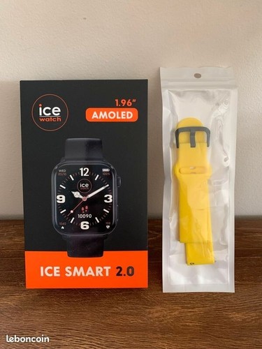 Montre connecté noire ice - montre,