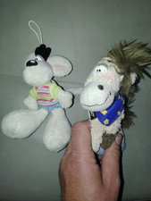 2 peluches Diddl et Galupy
