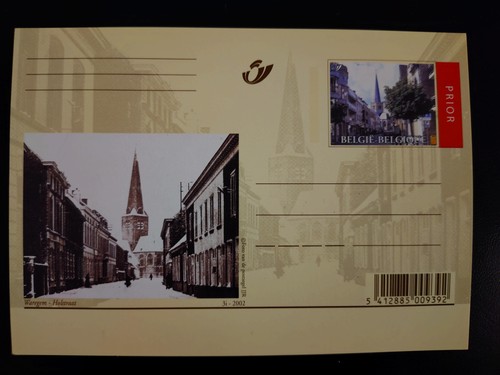 Carte postale belgique - belgique, 2002