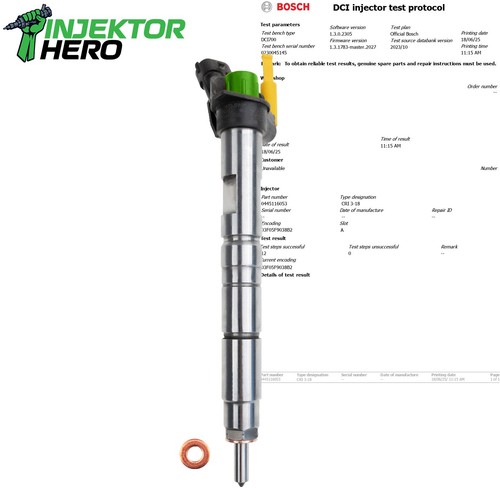 0445116053 injecteur mini one - mini,