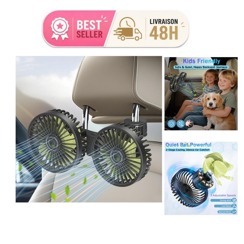 Ventilateur voiture double - ventilateur,