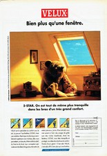 Publicité Advertising  038  1993   fenetre de toit Velux 5 Stars