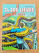livre cartonné :  20000 LIEUES SOUS LES MERS /  WALT DISNEY  HACHETTE 1976
