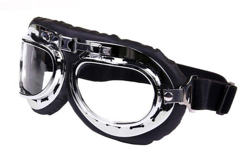 Lunettes aviateur chromées
