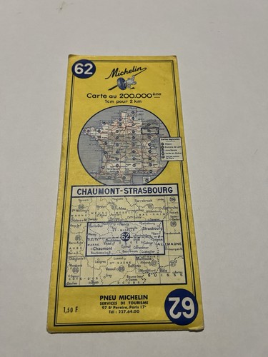 Michelin carte routière 62 - carte, n°62